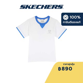 Skechers สเก็ตเชอร์ส เสื้อยืดแขนสั้นเด็ก Kids Transformers Short Sleeve Tee - SL223K253-00GK