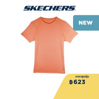 Skechers สเก็ตเชอร์ส เสื้อยืดออกกำลังกายผู้หญิง Women Training Tee - SP22Q4W386-LTCR