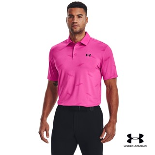 Under Armour Mens UA Playoff Deuces Jacquard Polo อันเดอร์ อาร์เมอร์ เสื้อโปโล UA Playoff Deuces Jacquard สำหรับผู้ชาย