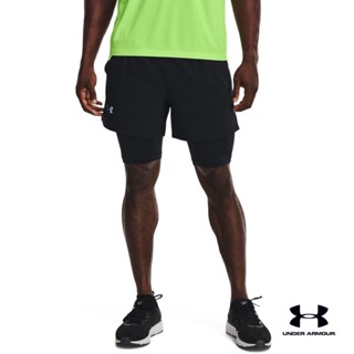 Under Armour UA Mens Launch 5 2-in-1 Shorts อันเดอร์ อาร์เมอร์ กางเกงวิ่ง สำหรับเพศชาย