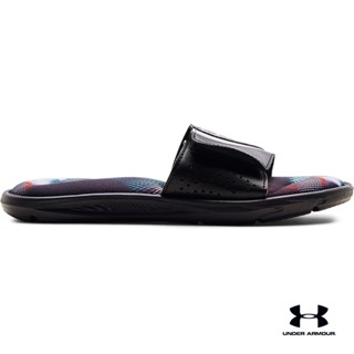 Under Armour UA Mens Ignite VI Graphic FB Slides อันเดอร์ อาเมอร์ รองเท้าแตะใส่ลำลอง สำหรับผู้ชาย