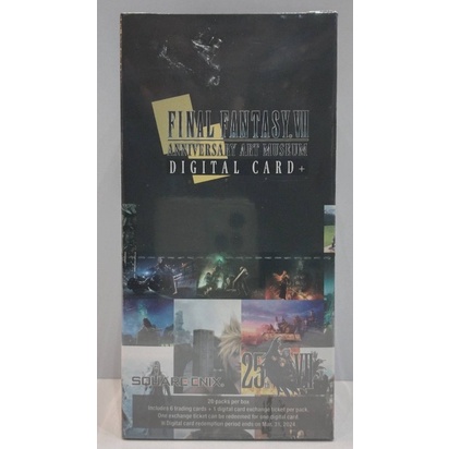 FF FF-7mdc--box FF VII Anniversary Art Museum Digital Card Plus Booster Box Booster Final Fantas 1 E