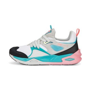 PUMA EVOLUTION - รองเท้าผ้าใบ TRC Blaze Shark Sneakers สีขาว - FTW - 38612202