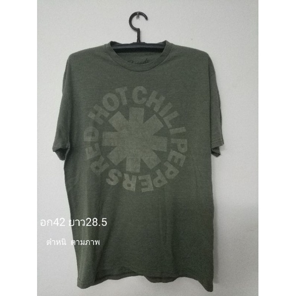 เสื้อวงred hot chili peppers ลิขสิทธิ์แท้