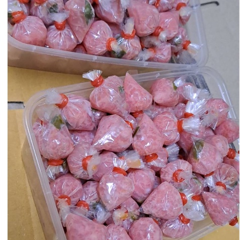 แหนมตุ้มจิ๋ว กล่อง 60 ตุ้ม แหนมหมู แหนมดอนเมือง