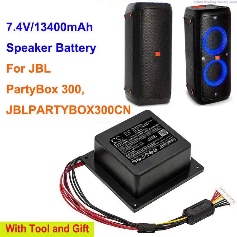 CZOR OrangeYu 13400mAh Battery 2INR19/66/4,SUN-INTE-125 for JBL JBLPARTYBOX300CN,PartyBox 300