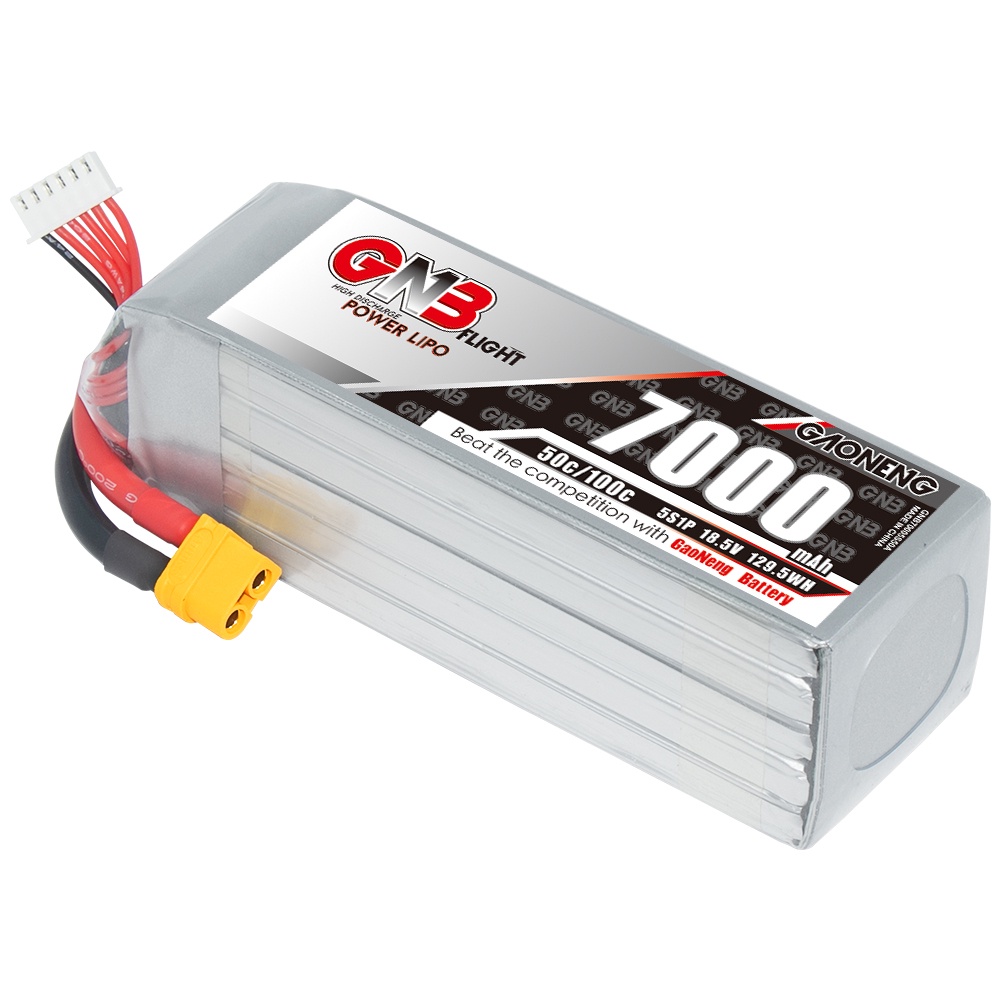 ❆GNB GAONENG 5S 7000mah 18.5V 50C 100C XT60 RC LiPo battery for Helicopter Boat Cars Drone Truck