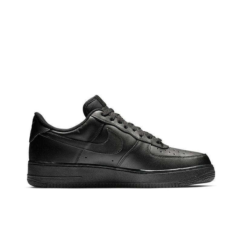 ♕✿✘Nike Men s Shoes รองเท้าผู้หญิง Air Force 1 One Black Warrior Pure Low-top รองเท้าผ้าใบรองเท้าลำลอง