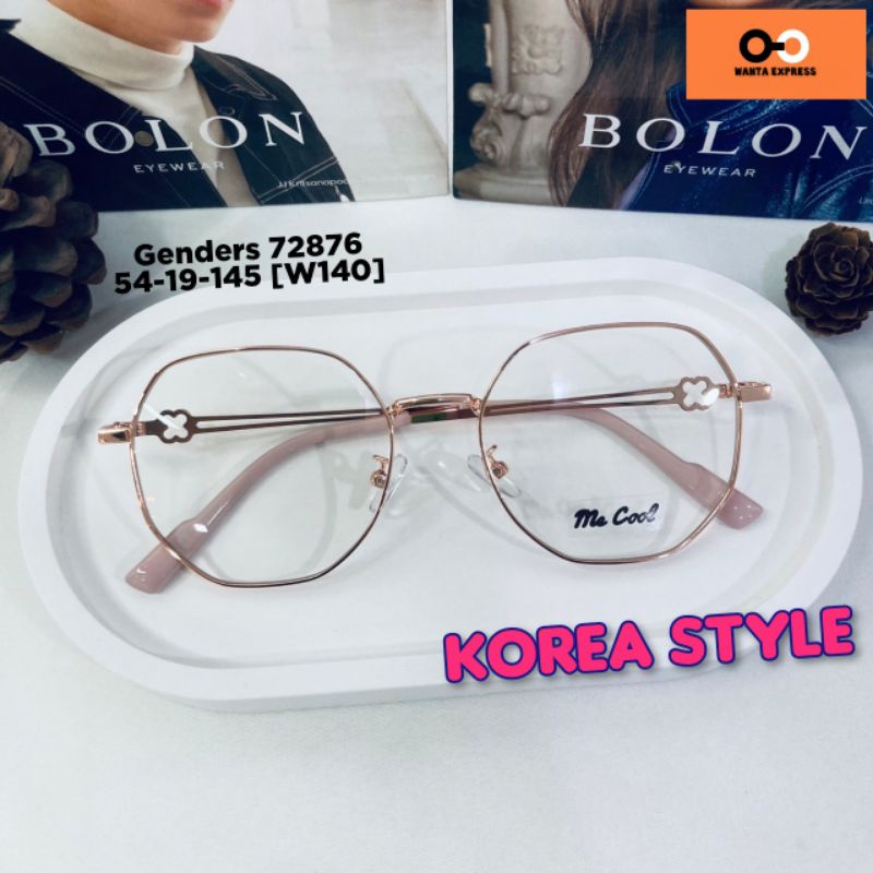 กรอบแว่นตาผู้หญิง สไตล์เกาหลี KOREA 72876 พร้อมเลนส์ ตัดแว่น สายตาสั้น ยาว แว่นกรองแสง บลูบล็อก ออโต้ ตัดเลนส์สายตา