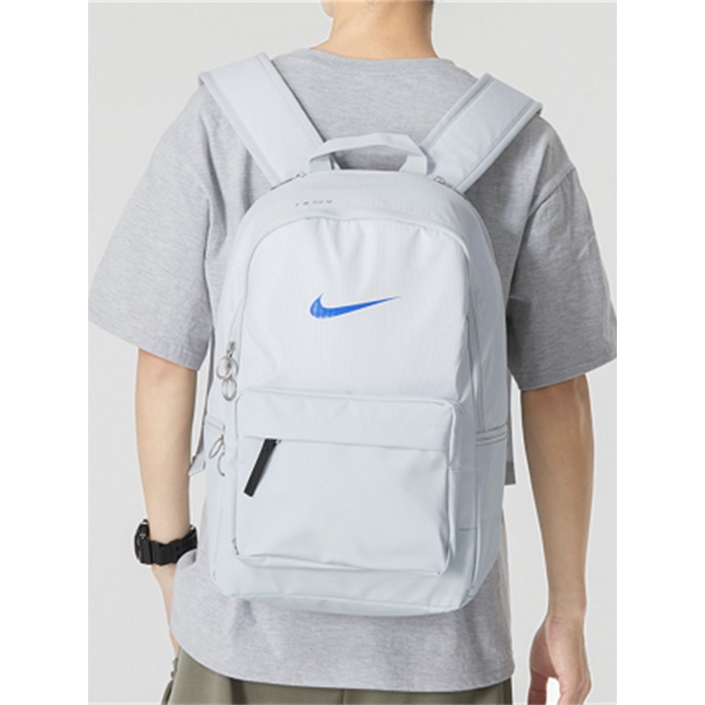 ◎กระเป๋านักเรียนนักเรียน Nike Nike ของแท้กระเป๋าเป้สะพายหลังลำลองกระเป๋าคอมพิวเตอร์เดินทาง DN3592-010-043