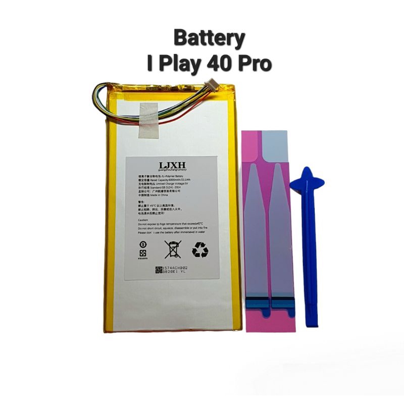 Battery IPlay40pro IPlay 40 pro iplay40 Iplay40H แบตเตอรี่  9000mAh 6สาย socket Cube tablet Pc Alldo