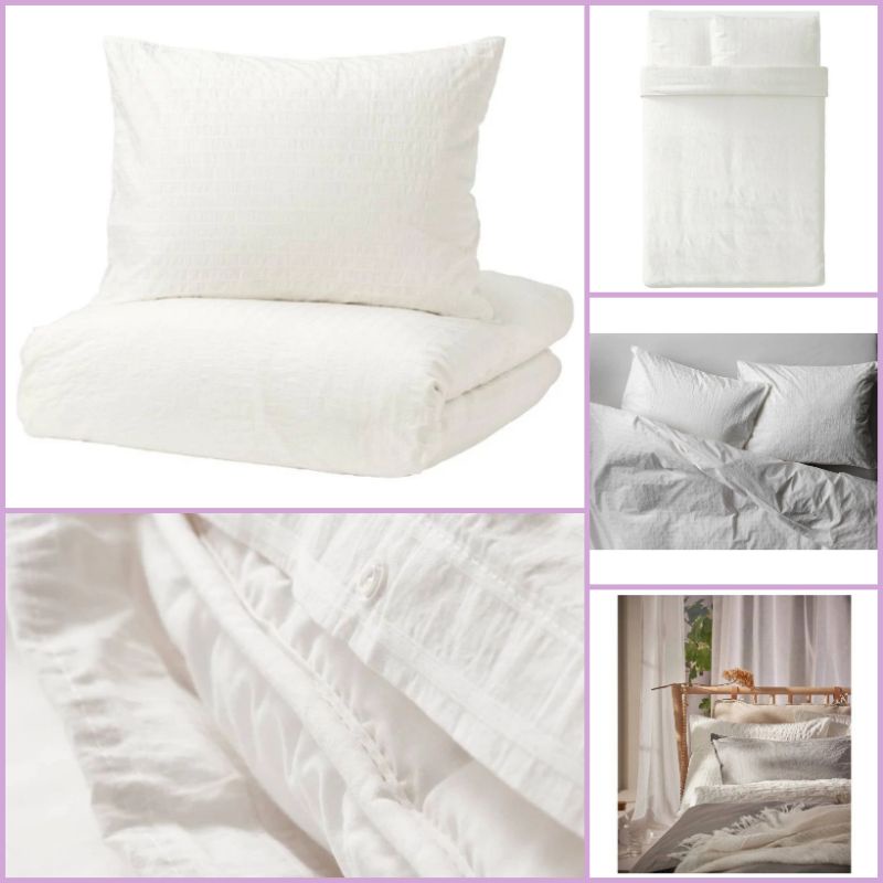 IKEA ปลอกผ้านวม+ปลอกหมอน ปลอกผ้านวม​ OFELIA VASS อูเฟเลีย วัส
