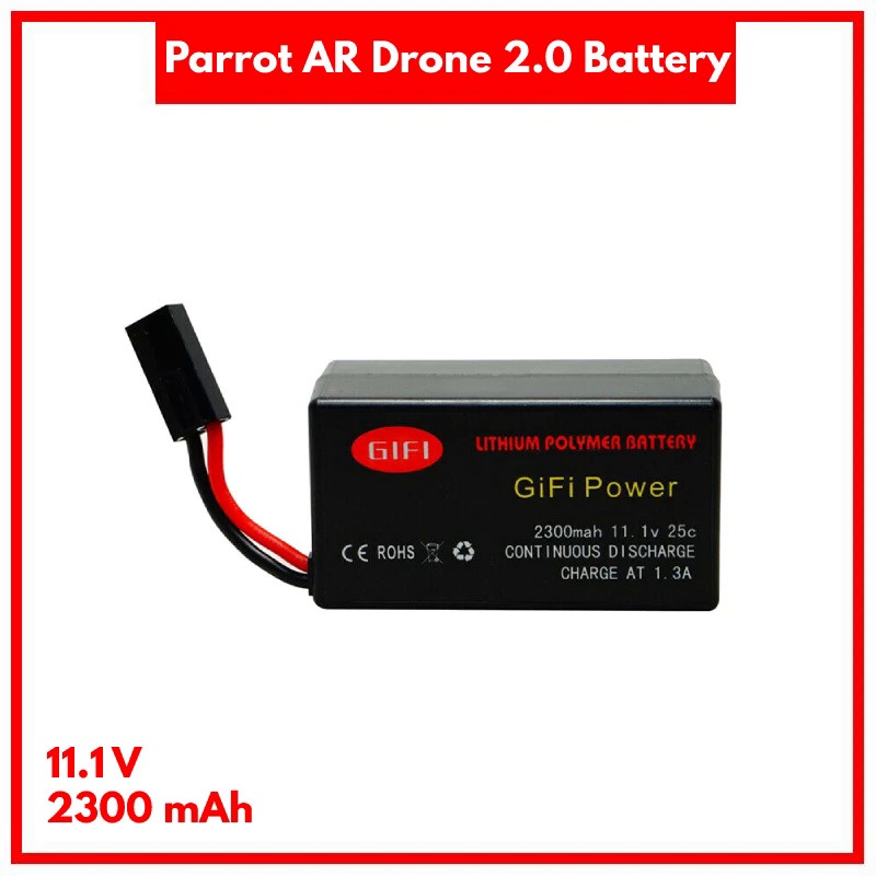 ใหม่สำหรับ Parrot AR Drone 2.0 Quadcopter สำหรับ11.1V 25C Drone แบตเตอรี่11.1V 2300MAh ความจุสูง Lip