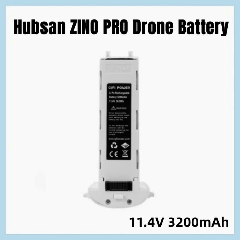 อัพเกรด11.4โวลต์3200มิลลิแอมป์ชั่วโมงสำหรับ Hubsan H117S Zino, Hubsan ZINO PRO จมูก GiFi พลังงานอุปกรณ์เสริมจมูกอัจฉริยะ