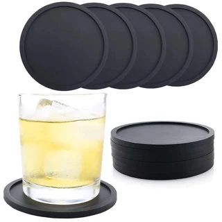 FormalCoffee ที่รองแก้ว ชนิดซิลิโคน กันร้อน กันลื่น มีให้เลือก 2ขนาด 10X10 ซม. 7X7 ซม.