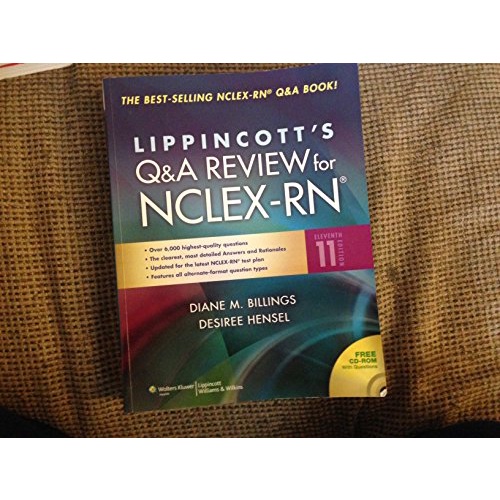 Lippincott's Q and A Review for NCLEX-RN (WITH CD-ROM) (Paperback) Yr:2014 ISBN:9781451172287