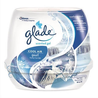 เกลดเซ็นท์เต็ด เจลหอมปรับอากาศ เจลดับกลิ่น กลิ่นคูลแอร์ 180 กรัม Glade Scented Gel Air Freshener Cool Air 180g