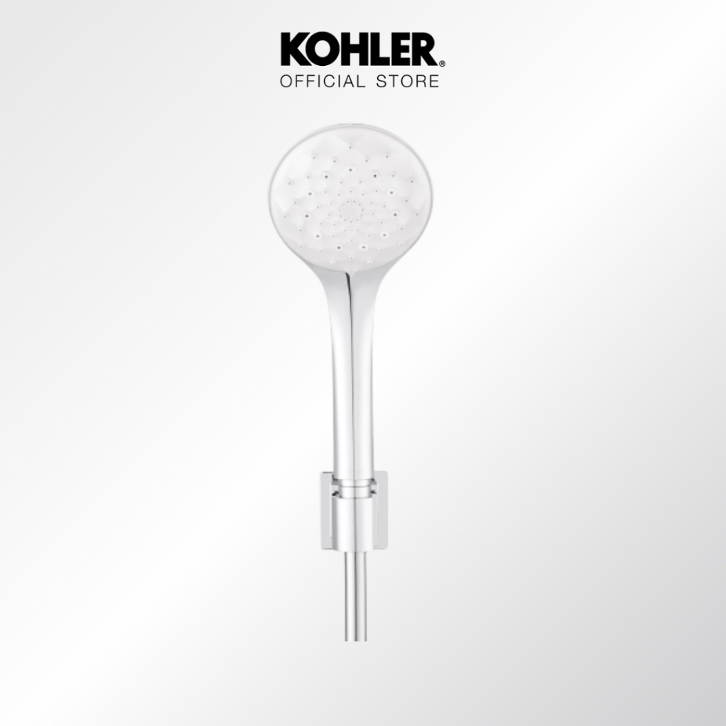 KOHLER Renew multifunction handshower with Hose+bracket-organic ชุดฝักบัวสายอ่อน3 ระดับ ยาว 1.5 เมตร พร้อมสายอ่อนและขอแขวน รุ่นรีนิว(ออกานิค) K-76367T-CP