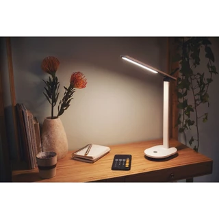 Philips Lighting โคมไฟอ่านหนังสือ LED Ivory สี่ขาว แสงไฟหรี่แสงตามขั้น