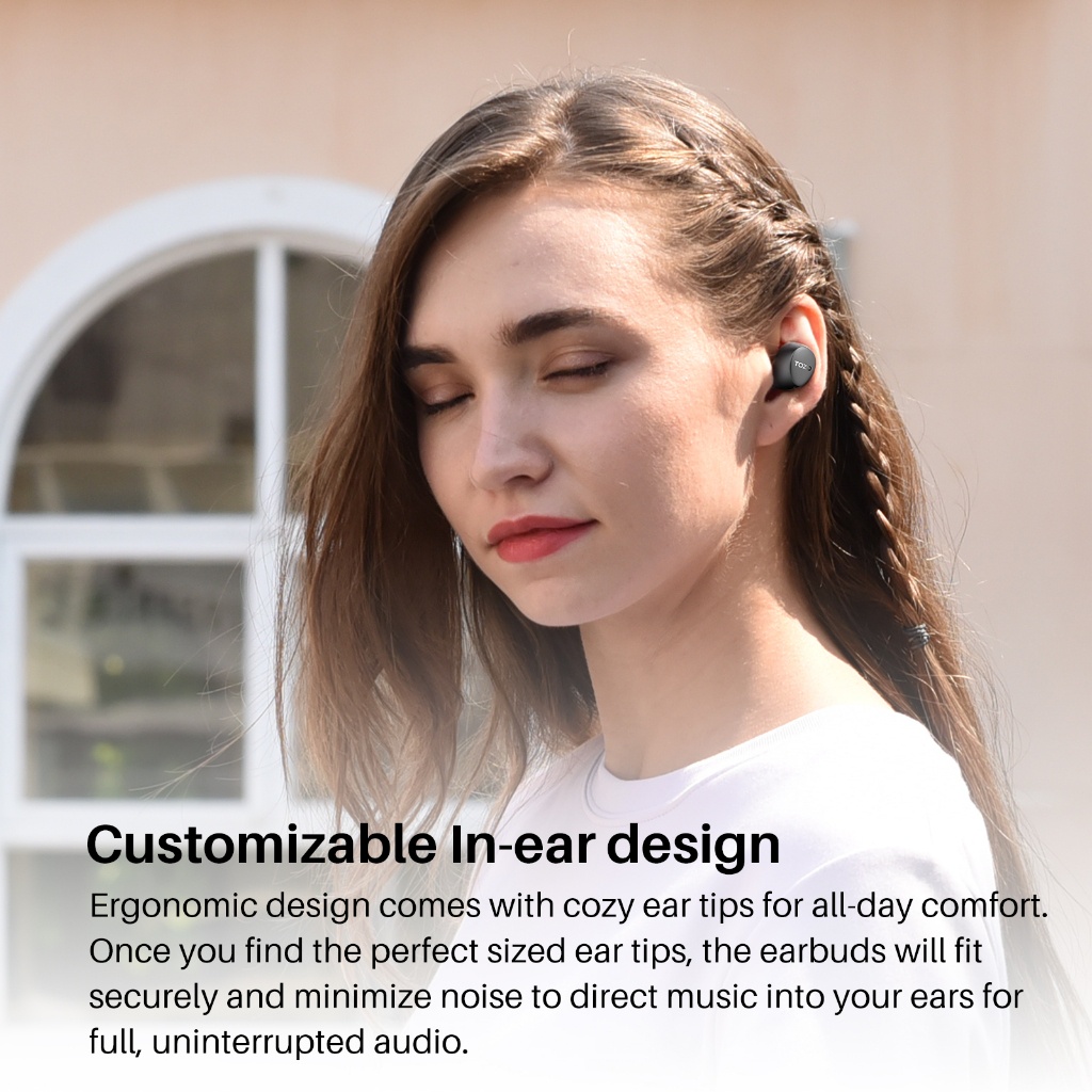 [ประกันศูนย์ไทย] TOZO Agile Dots หูฟังบลูทูธ In-Ear IPX5 Bluetooth 5.3 หูฟังฟังบรูทูธ