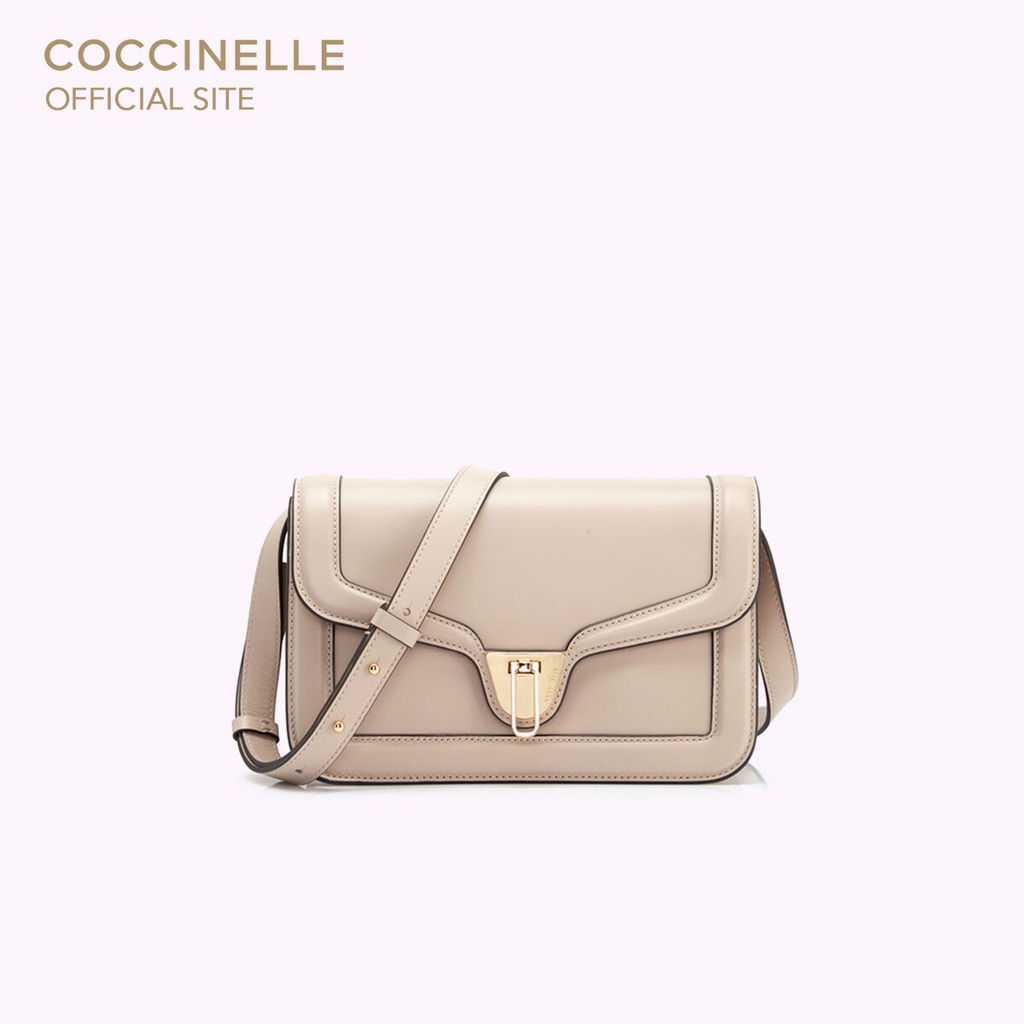 COCCINELLE กระเป๋าสะพายผู้หญิง รุ่น MARVIN TWIST CROSSBODY BAG 150101 สี POWDER PINK