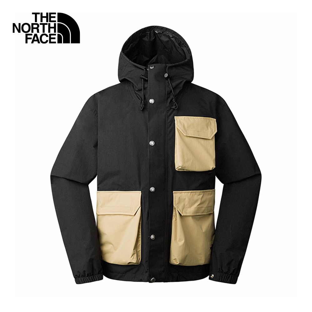 THE NORTH FACE M M66 UTILITY RAIN JACKET / ดูตาราง ASIA Size (AP) - TNF BLACK-KHAKI STONE เสื้อผ้ากันน้ำ