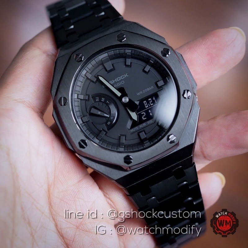 G-Shock Custom หน้าAPรุ่นใหม่อัพLevelเหมือนAPที่สุด กับรุ่นGa-2100 ประกันcentral