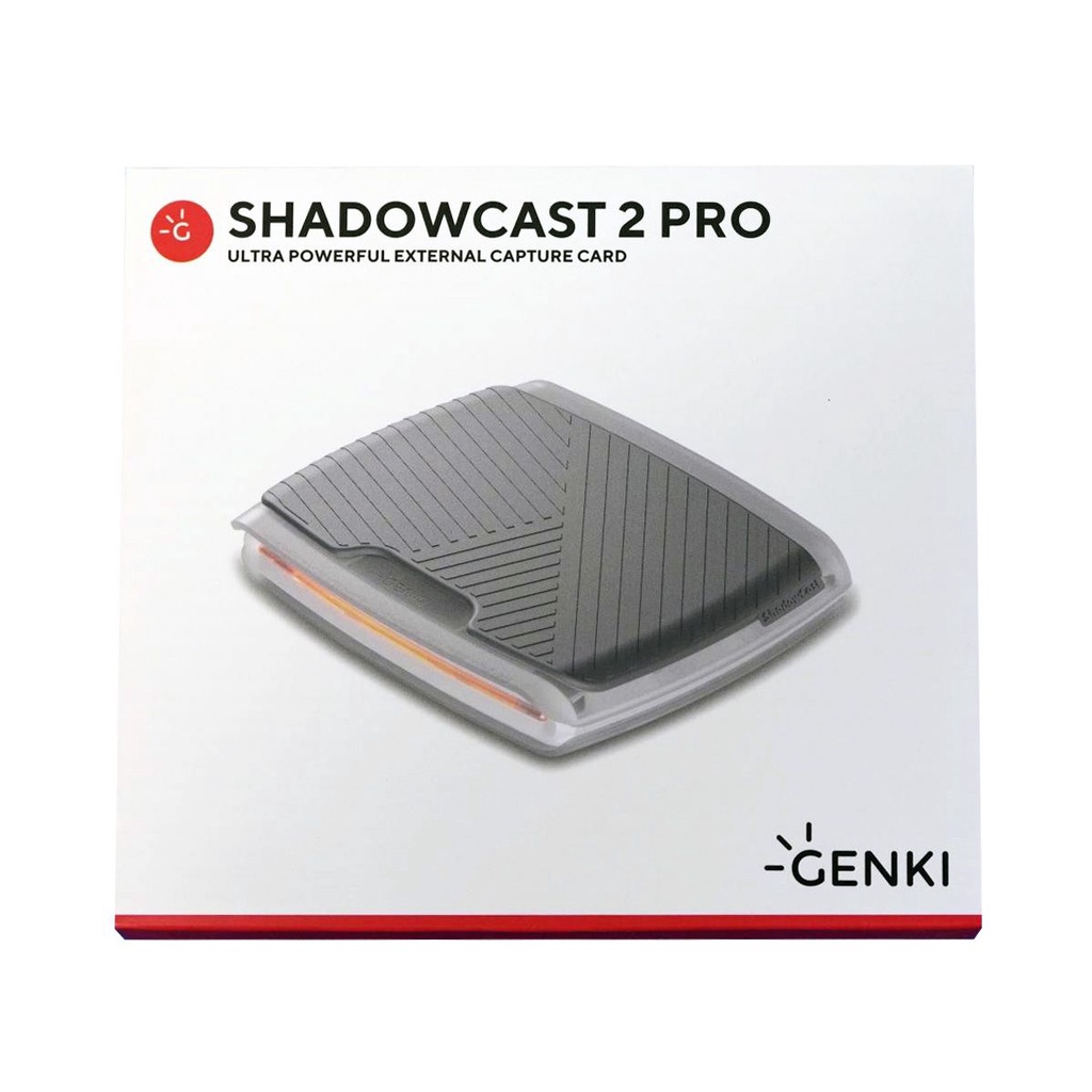 Genki ShadowCast 2 Pro External Game Capture Card - 1080p/240Hz, 4K60 output