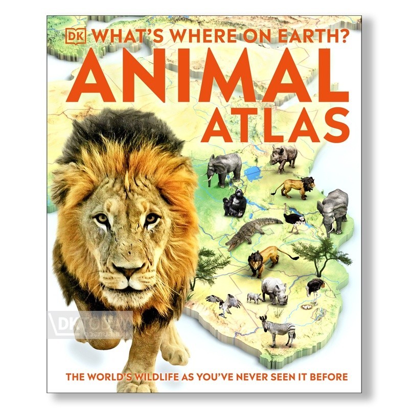 DKTODAY หนังสือ WHAT'S WHERE ON EARTH? ANIMAL ATLAS (DORLING KINDERSLEY)