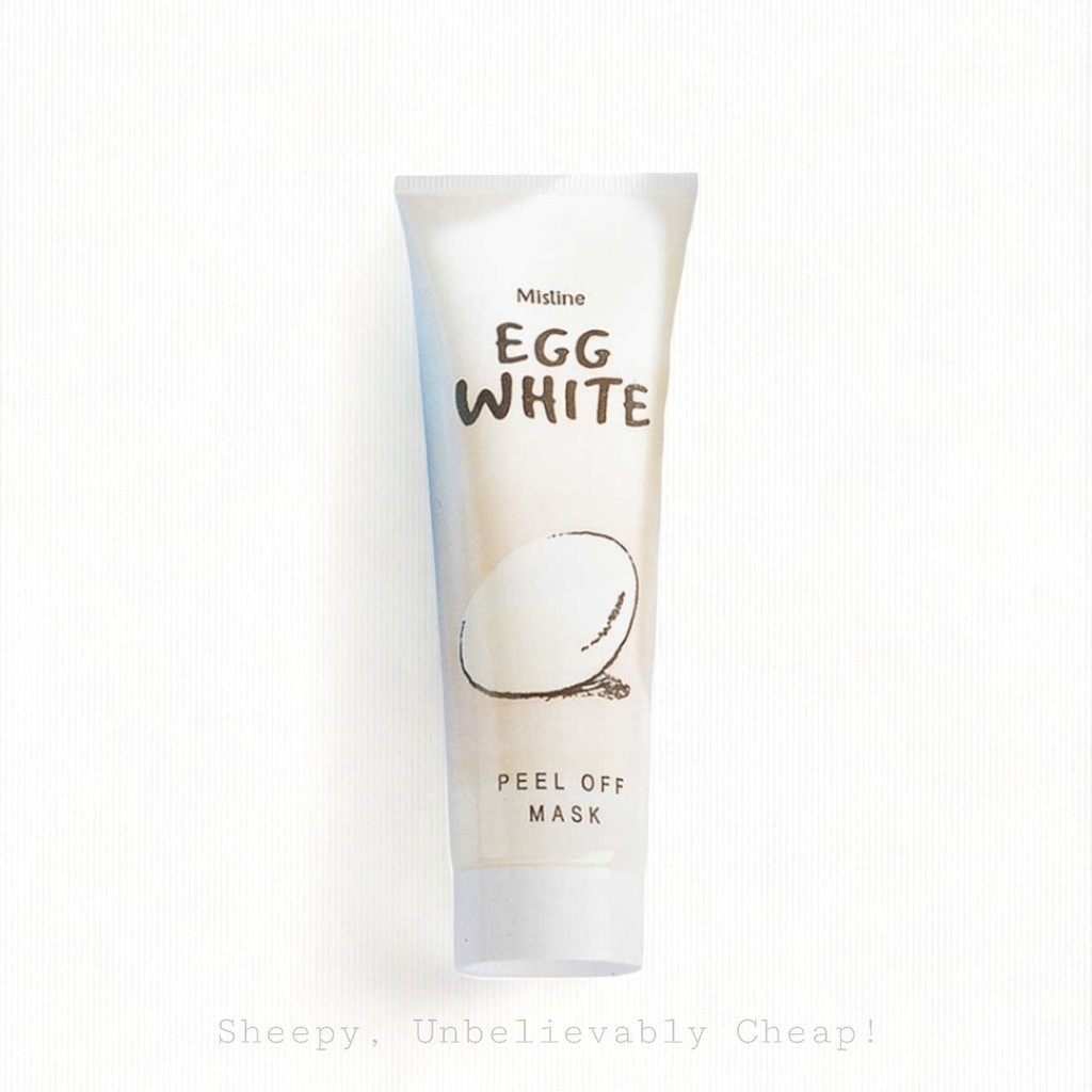Mistine มิสทีน ครีมลอกหน้า สูตรผสมไข่ขาว 85 กรัม Mistine EGG WHITE PEEL OFF MASK 85g
