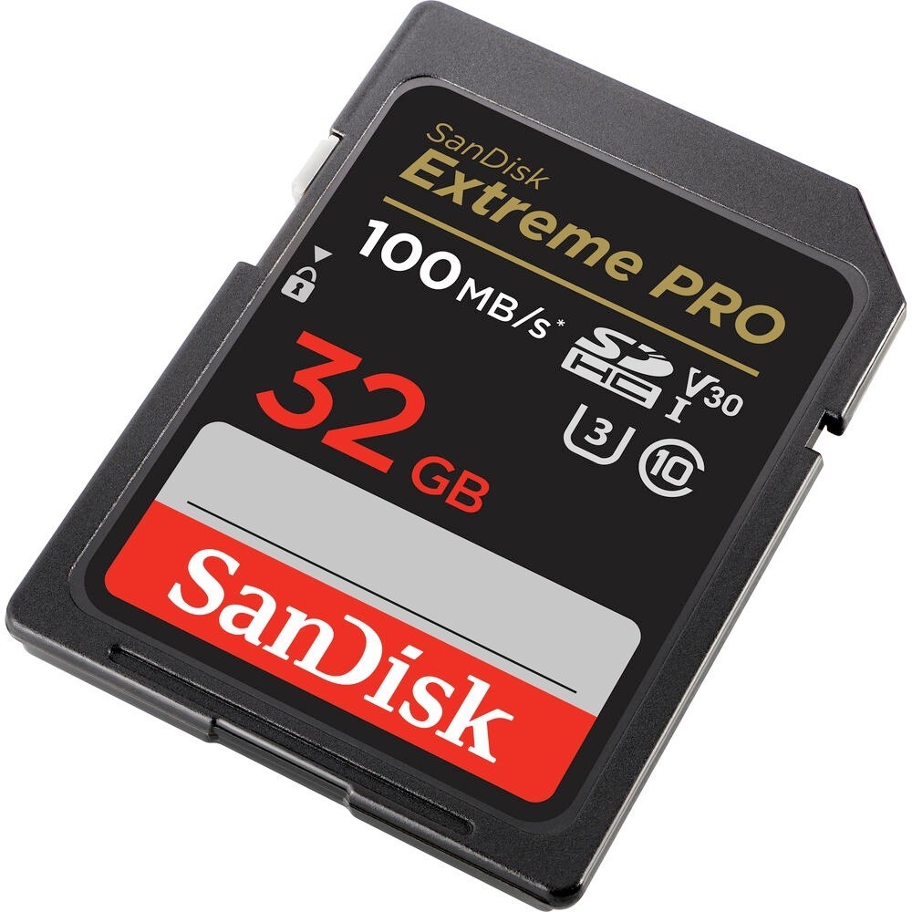 Sandisk Extreme Pro SDHC 32GB U3 V30 R100/W90 SDSDXXO-032G-GN4IN (ประกันศูนย์)