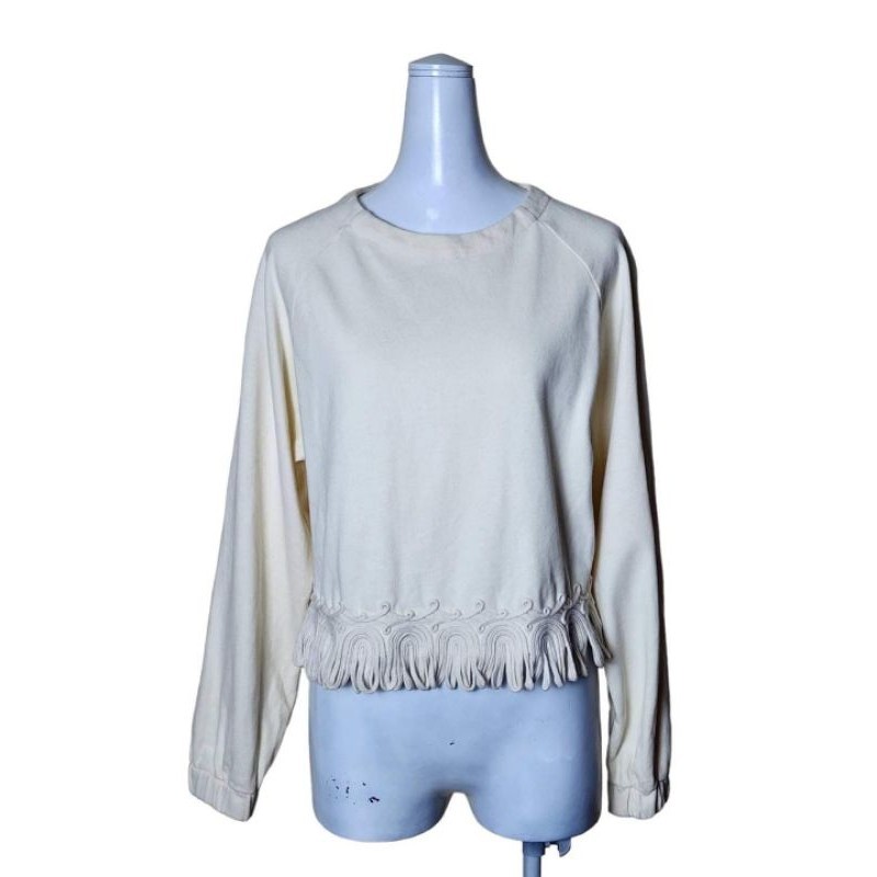 เสื้อแขนยาวชายระบาย Ne-Net