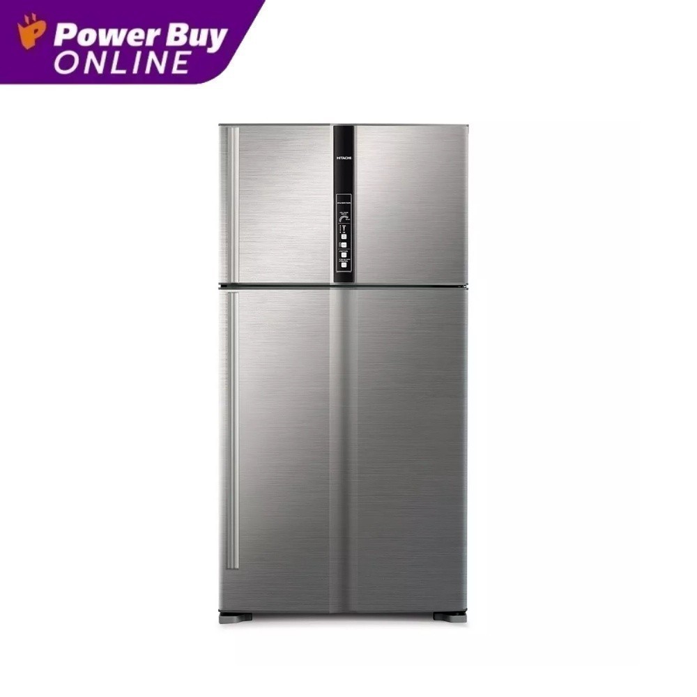 HITACHI ตู้เย็น 2 ประตู (21.2 คิว , สี Brilliant Silver) รุ่น R-V600PWX