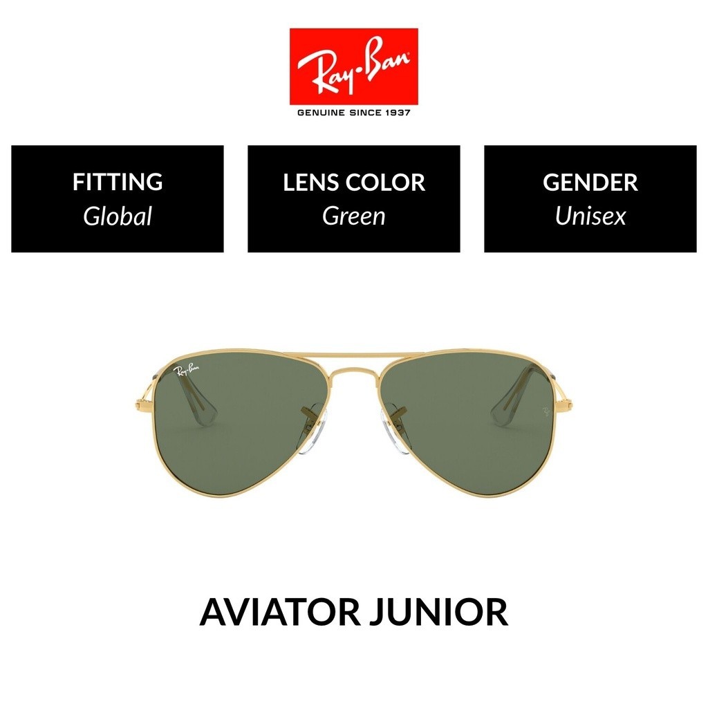 Ray-Ban Kids Aviator - RJ9506S 223/71  size 51 - sunglasses แว่นกันแดด