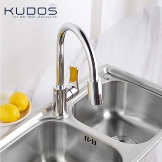 [พร้อมส่ง] KUDOS ก๊อกน้ำเซ็นเซอร์อัตโนมัติ รุ่น K1900019 (สีโครม) ก๊อกอ่างล้างจาน ก๊อกอ่างล้างหน้า