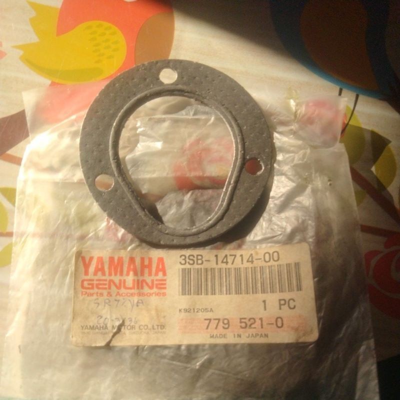 3SB-14714-00ปะเก็นข้อต่อกลางท่อไอเสียZR120อะไหล่แท้