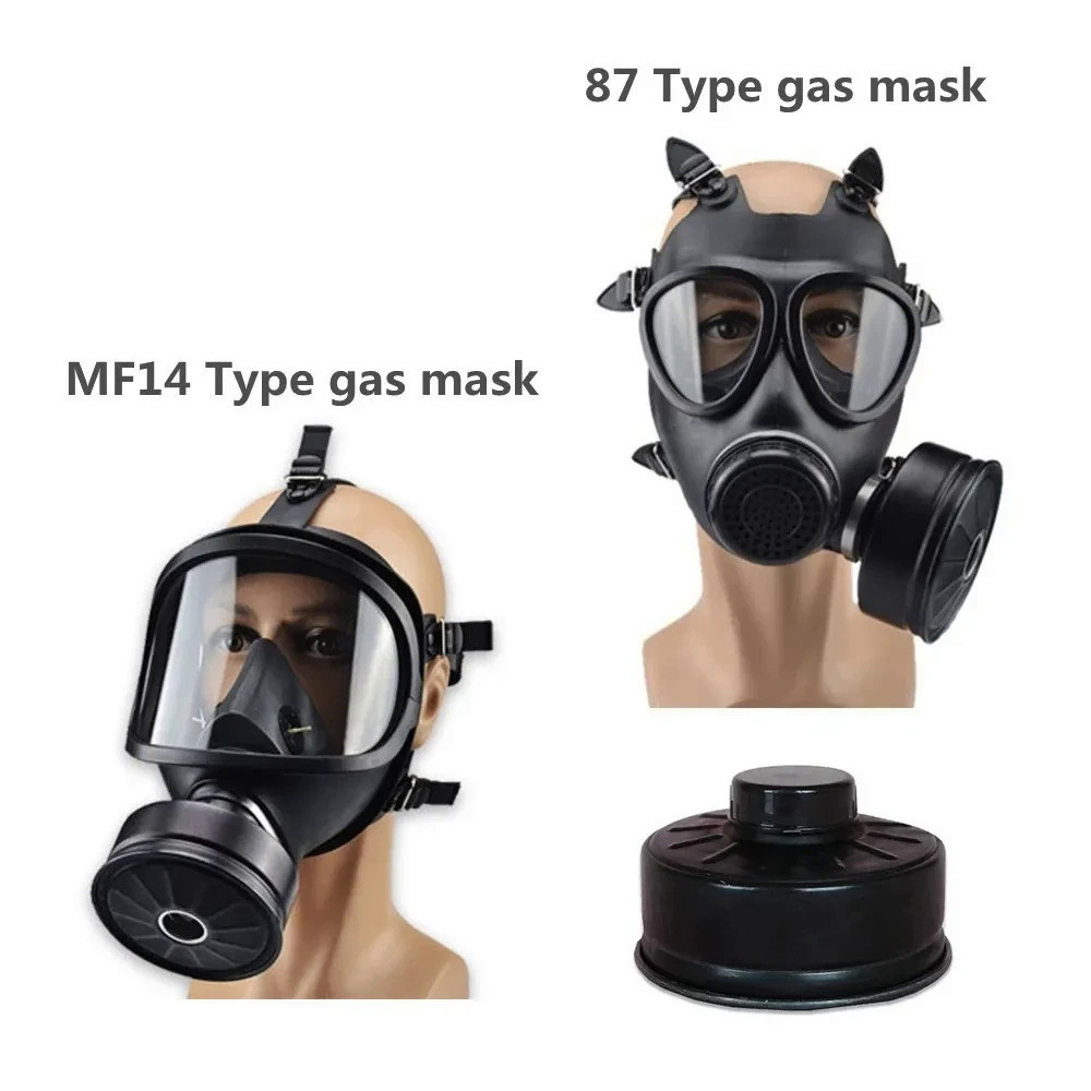 การป้องกันหูกัน MF14/87ประเภทหน้ากากแก๊สเต็มหน้าหน้ากากแก๊สเคมี Respirator Filter Self-Priming Mask Nuclear Contam IXPK