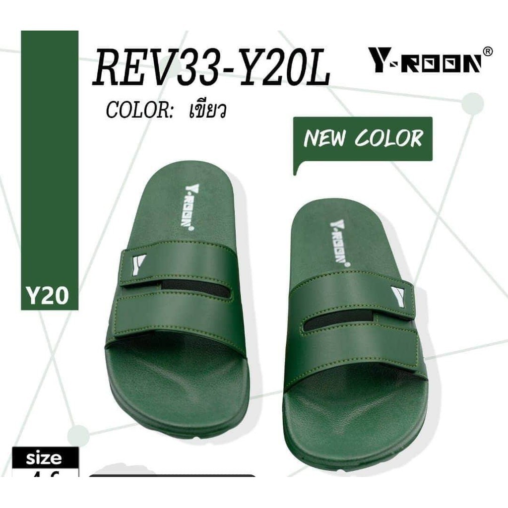 🔥Y-ROON Y20 รองเท้าแตะผู้หญิงฟองน้ำพื้นนุ่มใส่สบายแฟชั่นเบาๆราคาเบาๆคะ ปรับสายรองเท้าได้ ไซส์ 4-9 สี ดำ กรม แดง ขาว ชมพู - รูปที่ 6