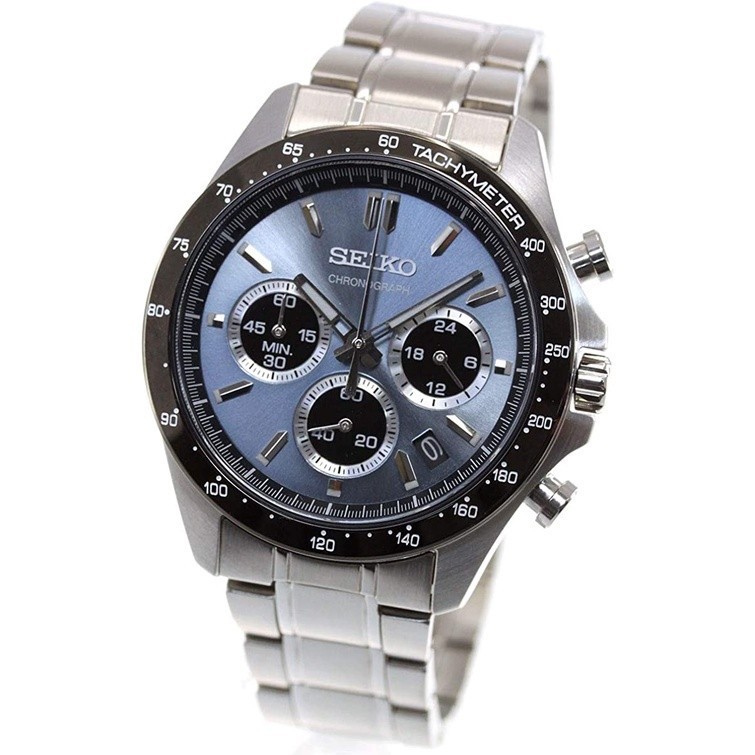 นาฬิกา JDM ★ Seiko นาฬิกาข้อมือแบบสามตา sbtr027 Japan Limited Japan stainless STEEL Watch Case Daily Waterproof QUARTZ Watch Timing