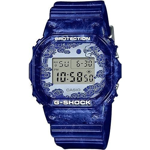 JDM WATCH ★  Japanese Edition Limited Edition Casio Casio G-Shock DW-5600BWP-2JR DW-5600BWP-2 Artistic Blue and White Porcelain Limited Edition Personality