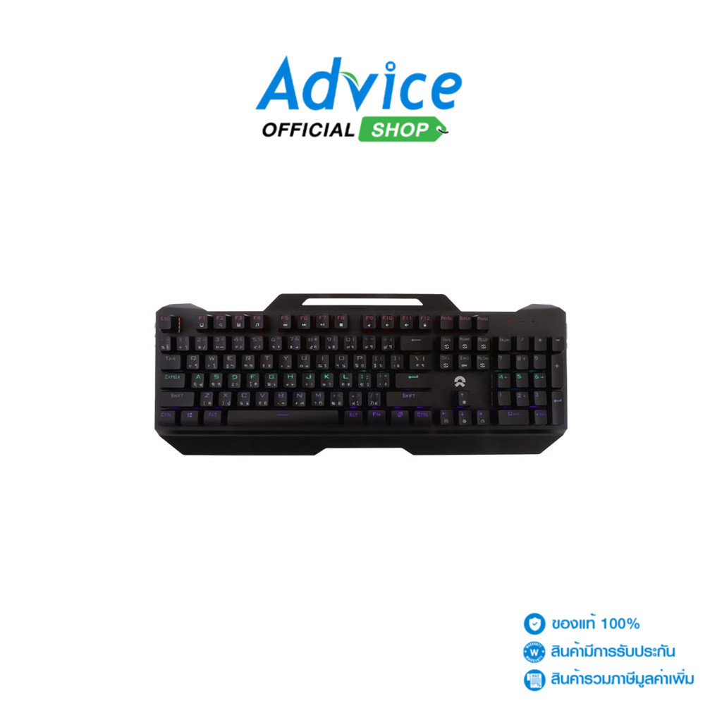 OKER KEYBOARD (คีย์บอร์ด) K527 BLACK - BLUE SWITCH - A0155930
