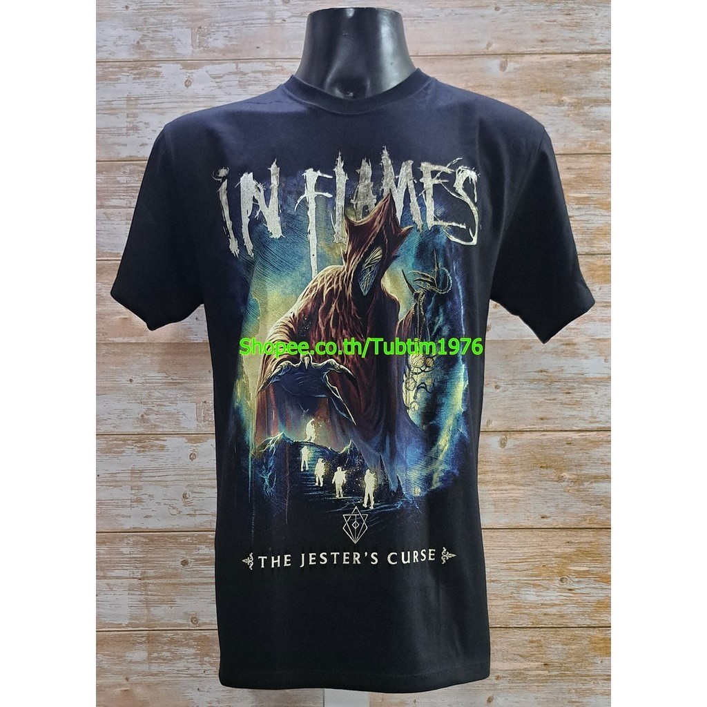 เสื้อวง IN FLAMES ลายวงดังๆ วินเทจ วินเทจ อิน เฟลมส์ IFM1894