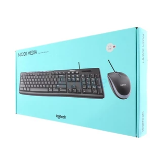 LOGITECH 2IN1 USB MK200 BLACK - A0037387
