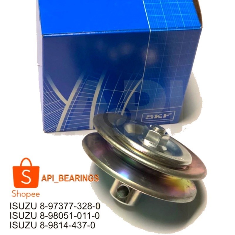 SKF ลูกรอกตั้งสายพานแอร์ลูกลอกสายพานแอร์ D-MAX คอมมอนเรล 4JJ,4JK ปี05-11 รหัส.8980510110 VKM69002