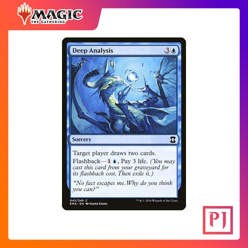 [MTG] Deep Analysis [EMA] [BLUE] [COMMON] [NORMAL] [ENG] (การ์ดเมจิค / Magic the Gathering)