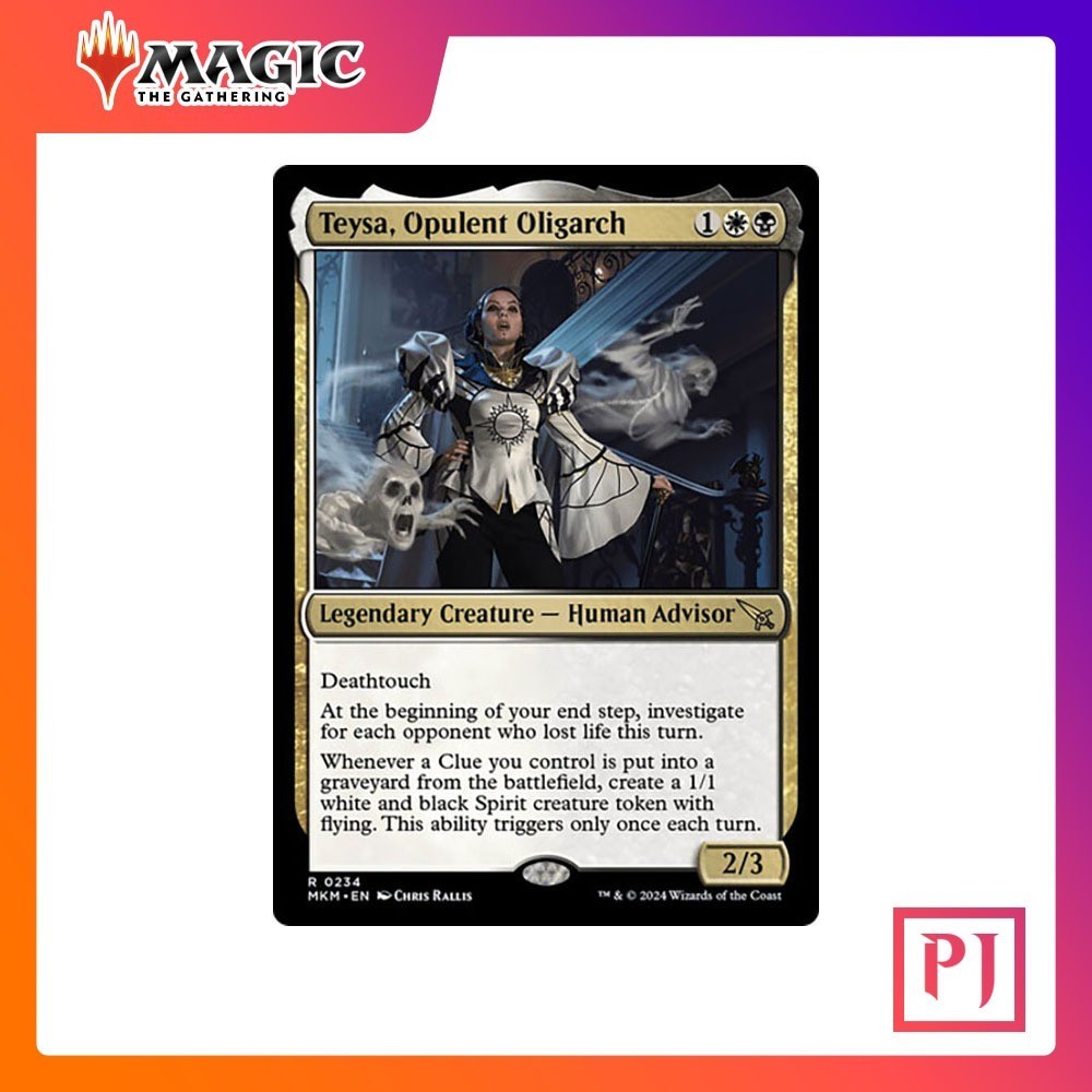 [MTG] Teysa, Opulent Oligarch [MKM] [MULTI] [RARE] [NORMAL] [ENG] (การ์ดเมจิค / Magic the Gathering)