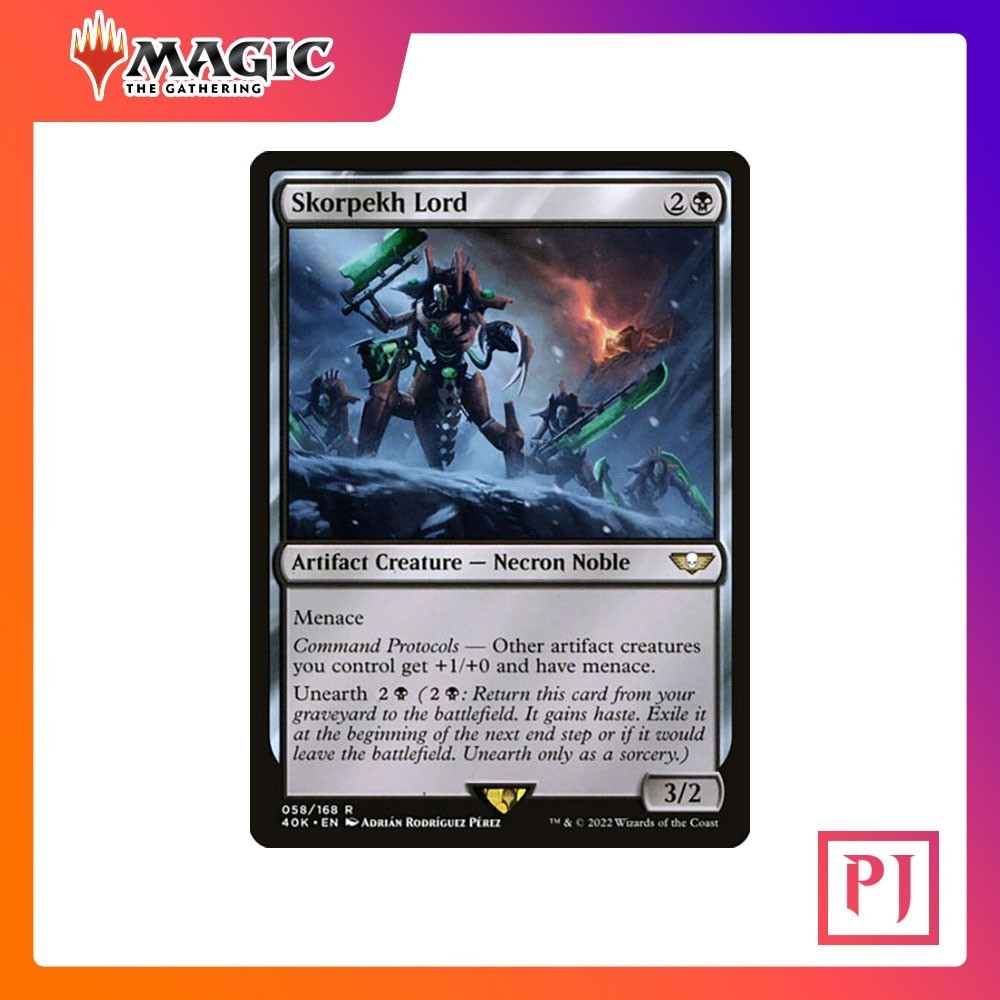 [MTG] Skorpekh Lord - Warhammer 40,000 [40K] [BLACK] [RARE] [NORMAL] [ENG] (Magic the Gathering)