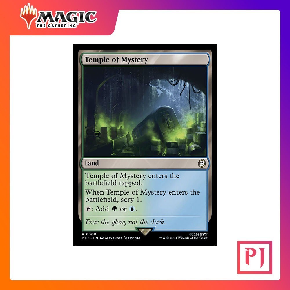 [MTG] Temple of Mystery - Fallout Commander [PIP] [LAND] [RARE] [NORMAL] [ENG] (Magic the Gathering)