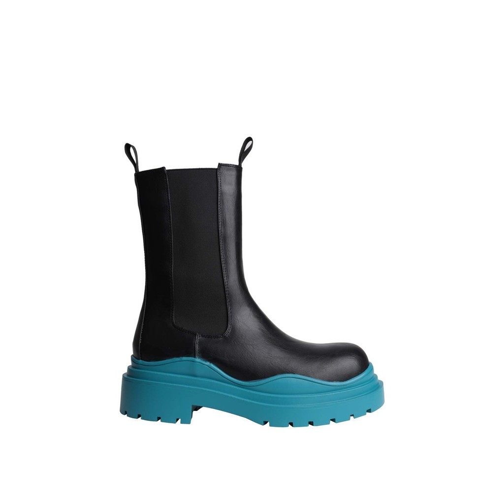 Villains SF CAPELLA Platform Chelsea Boots รองเท้าบูทแพลตฟอร์มผู้หญิง ส้นสูง 2.5"