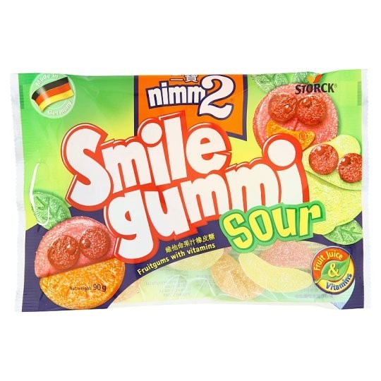 นิมม์ทู สไมล์กัมมี่ซาวร์ 90 ก.NIMM 2 SMILE GUMMI SOUR 90 G.